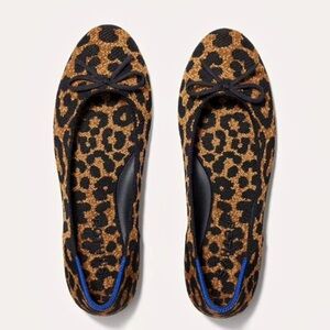 ROTHYS Classic Ballet Flat w/ Bow in Classic Leopard